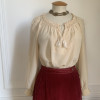 Blouse bohème seventies Emmanuelle Khanh