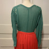 Blouse Emmanuelle Khanh vintage TM verte