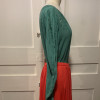 Blouse Emmanuelle Khanh vintage TM verte