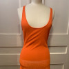 Robe vintage Alaia orange