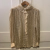 Blouse Ted lapidus vintage lurex 40
