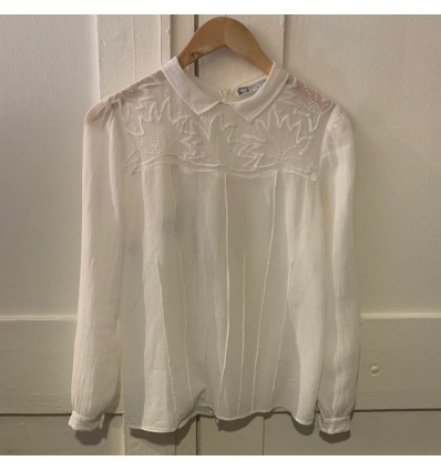 Blouse Emmanuelle Khanh vintage TS/M