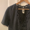 Veste lin Emmanuelle Khanh vintage TS/M