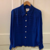 Blouse Yves Saint-Laurent vintage bleue T40/M