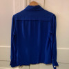 Blouse Yves Saint-Laurent vintage bleue T40/M