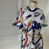 Robe tee-shirt vintage Oleg Cassini T38