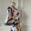 Robe tee-shirt vintage Oleg Cassini T38
