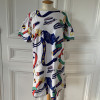 Robe tee-shirt vintage Oleg Cassini T38