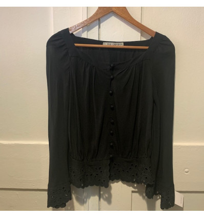 Blouse Ted Lapidus vintage TS noire