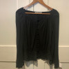 Blouse Ted Lapidus vintage TS noire