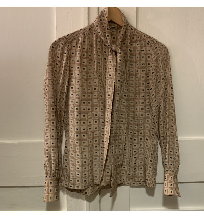 Blouse Cassandre vintage soie TS