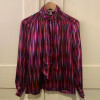 Blouse Celine vintage soie T40 rayures