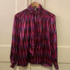 Blouse Celine vintage soie T40 rayures