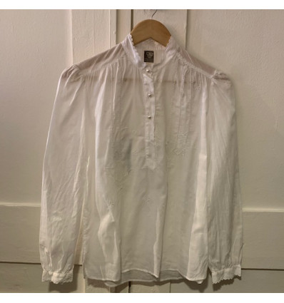 Blouse  Emmanuelle Khanh vintage coton T34/XS