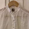Blouse  Emmanuelle Khanh vintage coton T34/XS