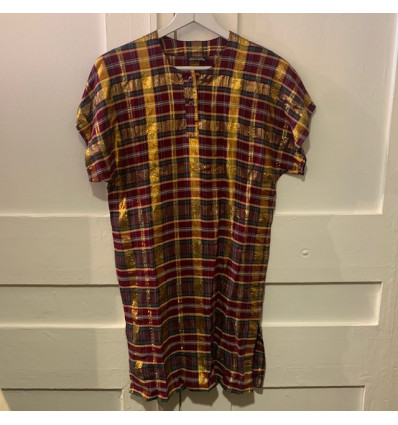 Robe courte Anastasia vintage lamée T38