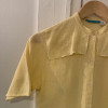 Blouse Cacharel vintage retro jaune TS