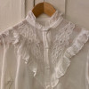 Blouse indienne vintage dentelle boheme TS