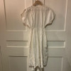 Robe coton vintage dentelle TS
