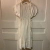 Robe coton vintage dentelle TS