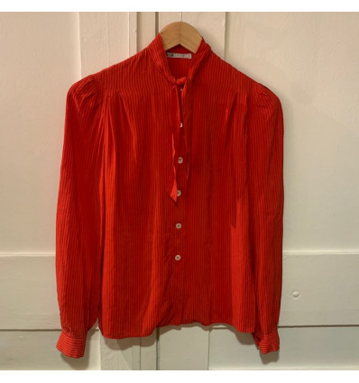 Blouse Emmanuelle Khanh vintage TS rayée
