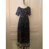 Robe indienne longue fleurs