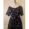 Robe indienne longue fleurs