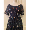 Robe indienne longue fleurs