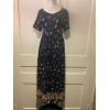 Robe indienne longue fleurs