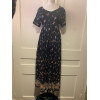 Robe indienne longue fleurs