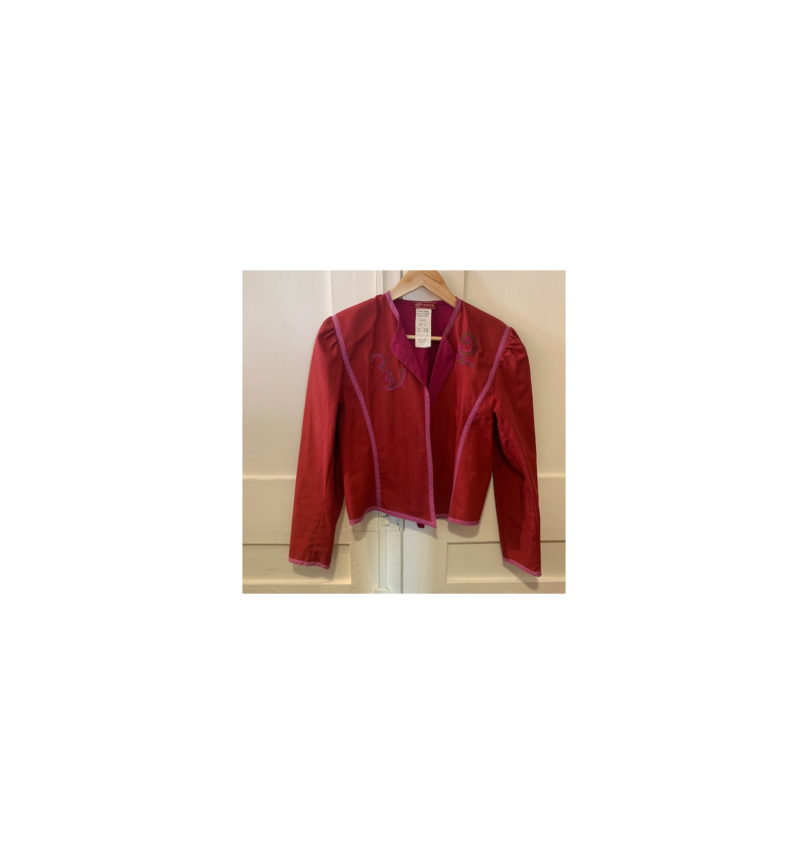 Veste CHACOK Femme Taille 36/38 (taille 1) - Multicolore à Dominante Verte - Occasion Parfait état