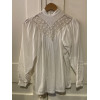 Blouse Rene derhy vintage indienne perlée TS