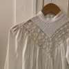 Blouse Rene derhy vintage indienne perlée TS
