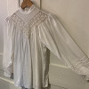 Blouse Rene derhy vintage indienne perlée TS