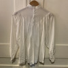 Blouse Rene derhy vintage indienne perlée TS