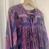 Robe indienne vintage lurex TS