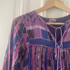 Robe indienne vintage lurex TS