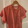 Blouse Georges Rech vintage rayures soie T38