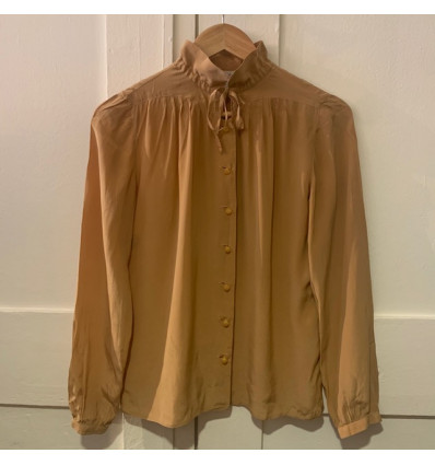 Blouse Courreges vintage TS col volanté