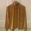 Blouse Courreges vintage TS col volanté
