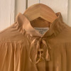 Blouse Courreges vintage TS col volanté