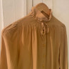 Blouse Courreges vintage TS col volanté
