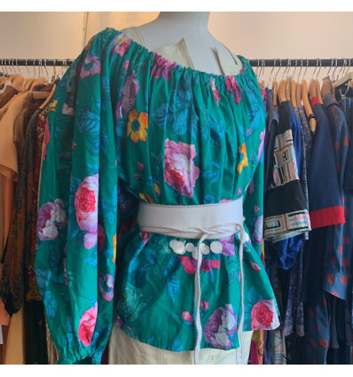 Blouse Kenzo vintage fleurs T40