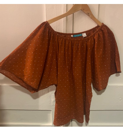 blouse Cacharel boheme pois TS/36