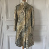 Manteau vintage lamé argent et or TU/M