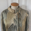 Manteau vintage lamé argent et or TU/M