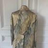 Manteau vintage lamé argent et or TU/M