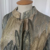 Manteau vintage lamé argent et or TU/M