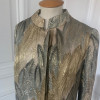 Manteau vintage lamé argent et or TU/M