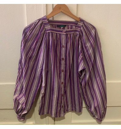 Blouse vintage paysanne T36/S